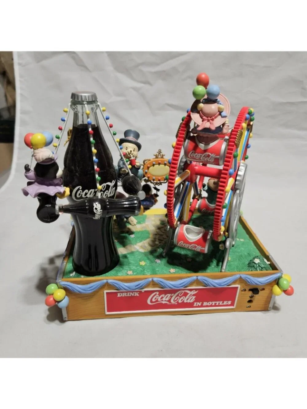 Coca Cola Multi Action Illuminated Deluxe Musical A Thirst For Fun 1994 With Box - Picture 8 of 16